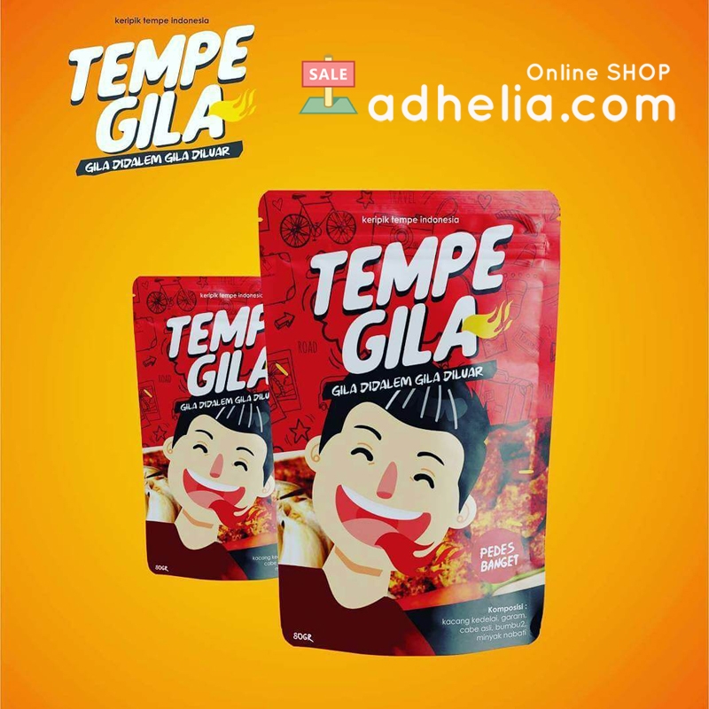  Tempa Gila / Keripik Tempe Pedas / Snack Nusantara - TEMPE 01